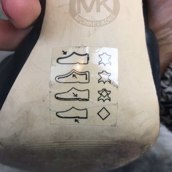 MICHAEL KORS Black Leather Zady Ankle Strap Heels - Picture 6 of 13